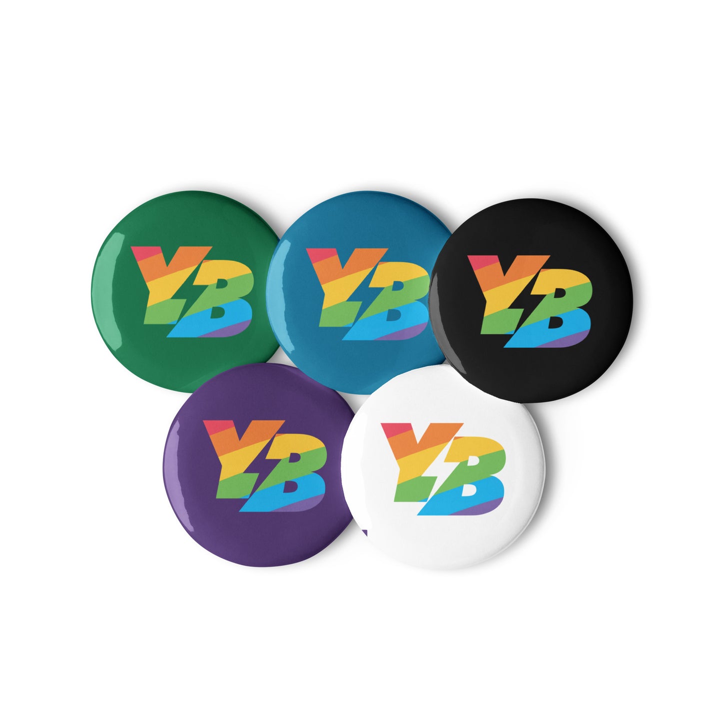 Limited Edition - Yoga Box Pride Buttons (set of 5) π